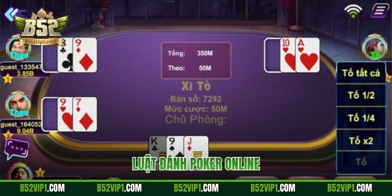 Luật đánh Poker online