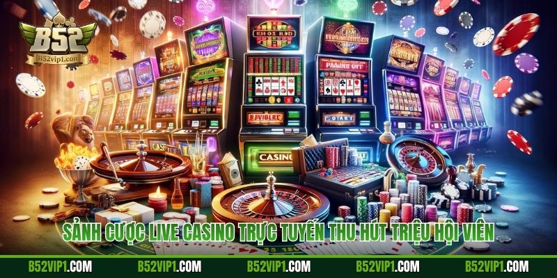 Sảnh cược Live Casino trực tuyến thu hút triệu hội viên